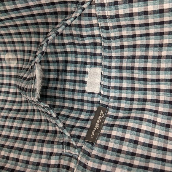 EDDIE BAUER Men's Rainier Short Sleeved Shirt Sz L - Picture 4 of 8